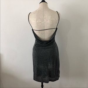 Vintage 90’s sparkle backless bodycon dress